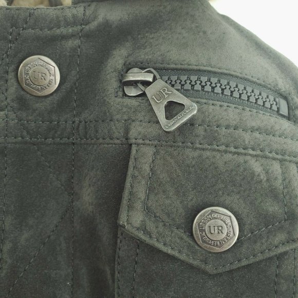 Urban Republic Boys Gray Flap Pockets Snap Buttons Winter Coat Size 18 Months - Picture 7 of 15